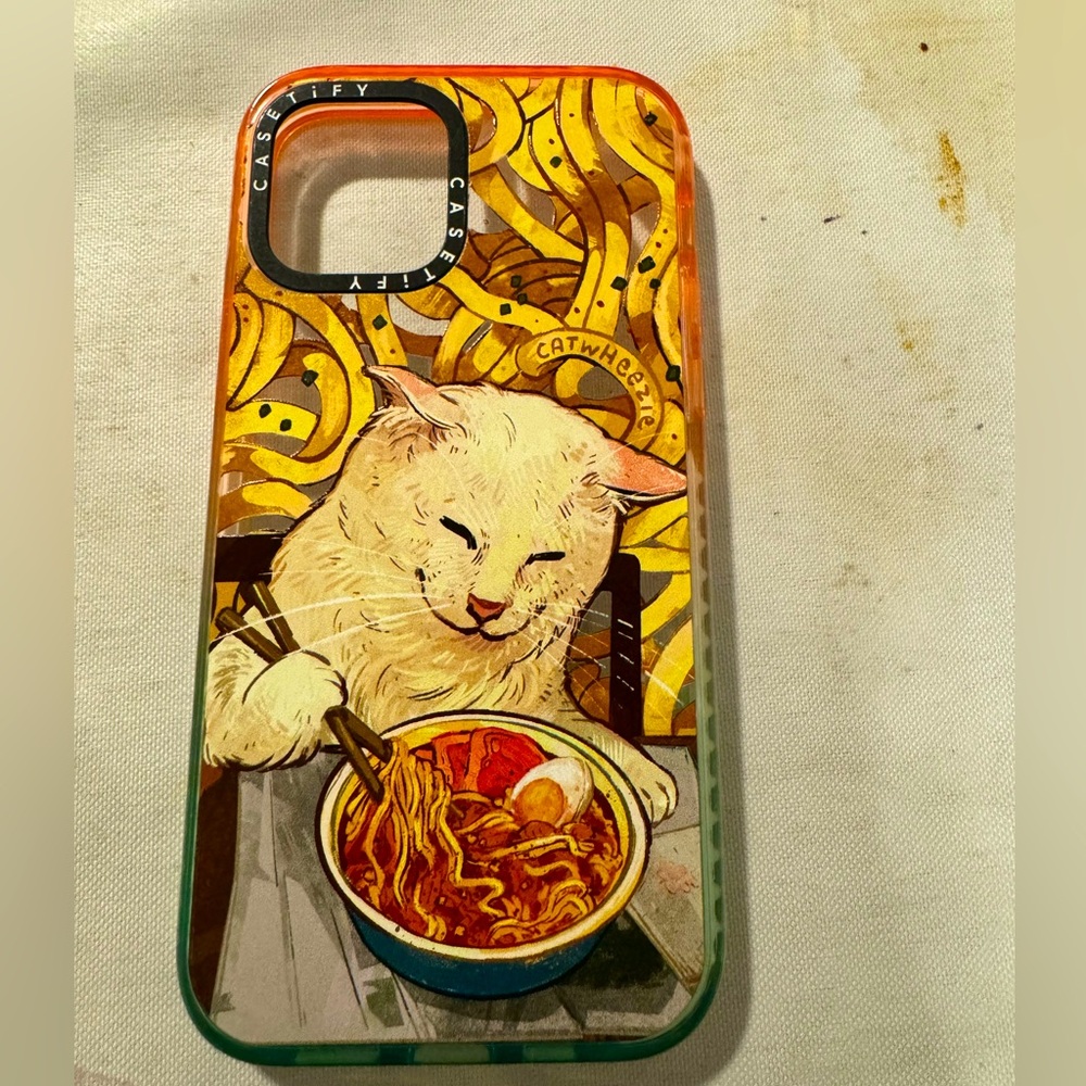 CASETiFY Ramen Cat compatible for iPhone12/12 pro